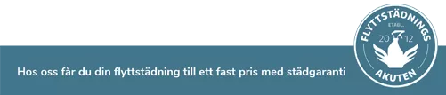 flyttstädningsakuten i billdal slogan